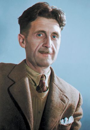 Джордж Оруэлл - британский писатель, журналист и литературный критик, радиоведущий, автор мемуаров, публицист. Источник https://upload.wikimedia.org/.
